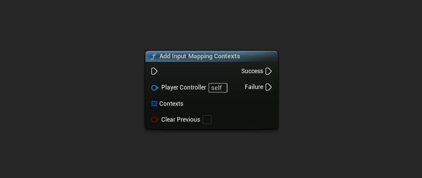 AddInputMappingContexts