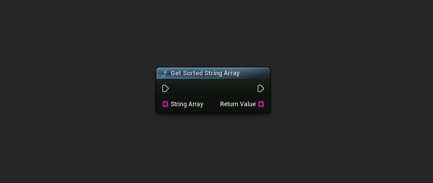 GetSortedStringArray